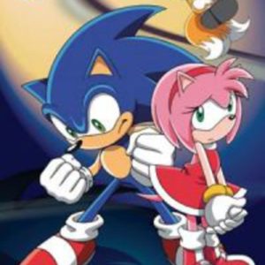 SONIC X WALL SCROLL #1: Amy and Tails