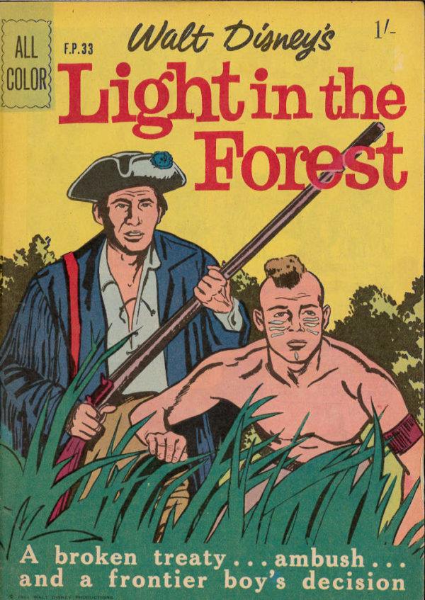 WALT DISNEY’S FILM PREVIEW COMIC (FP) (1953-1977) #33: Light in the Forest