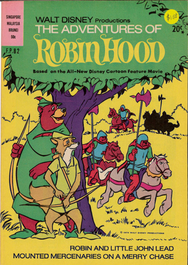 WALT DISNEY’S FILM PREVIEW COMIC (FP) (1953-1977) #82: Adventures of Robin Hood – Carl Barks Double Date – VF/NM