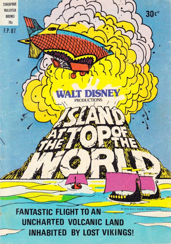 WALT DISNEY’S FILM PREVIEW COMIC (FP) (1953-1977) #87: Island at the Top/World: Carl Barks His Handy Andy – GD/VG