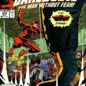 DAREDEVIL (1964-2018 SERIES) #274: Newsstand: Inhumans: Blackbolt: Medusa: Karnak: NM DAREDEVIL (1964-2018 SERIES) #274: Newsstand: Inhumans: Blackbolt: Medusa: Karnak: NM