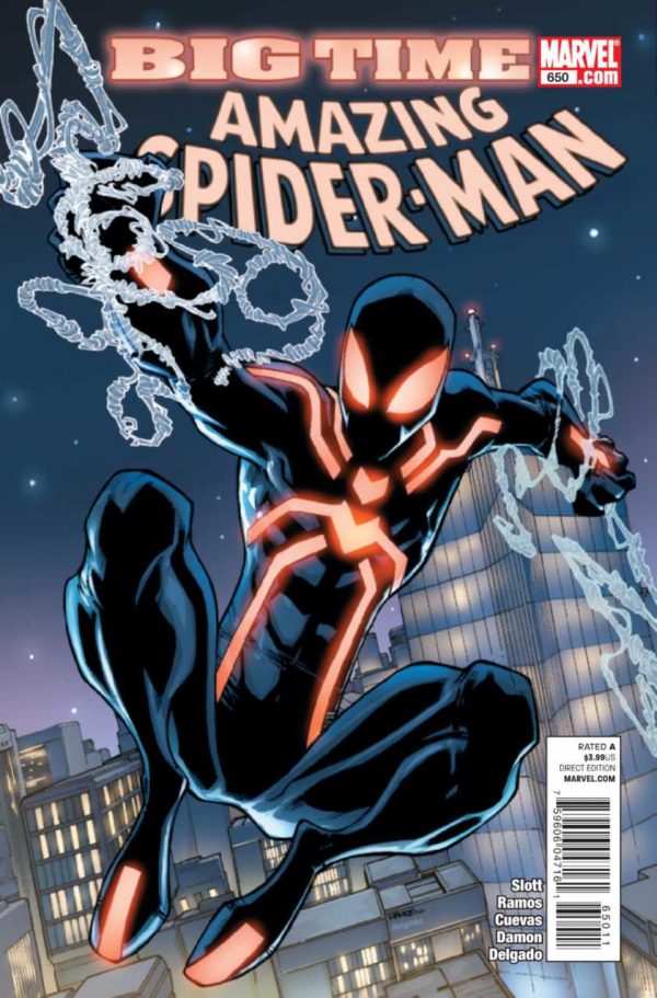 AMAZING SPIDER-MAN (1962-2018 SERIES) #650: 1st Stealth Suit costume