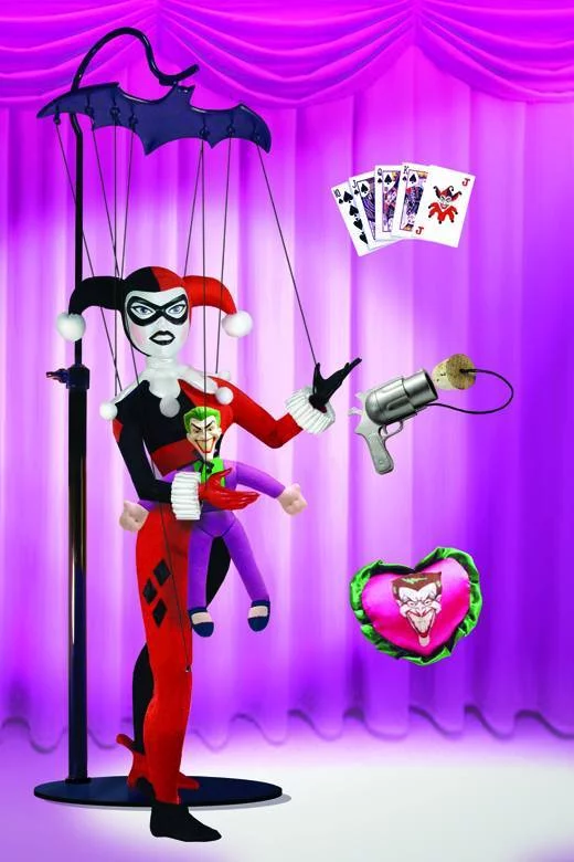 HARLEY QUINN MARIONETTE: 3 fingers broken – pieces included