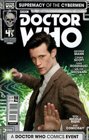 DOCTOR WHO: SUPREMACY OF THE CYBERMEN #401: #4 Will Brooks Photo cover DOCTOR WHO: SUPREMACY OF THE CYBERMEN #401: #4 Will Brooks Photo cover