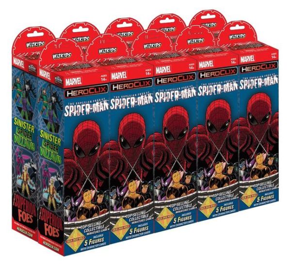 HEROCLIX: MARVEL SUPERIOR FOES OF SPIDER-MAN #10: 10 Booster pack brick