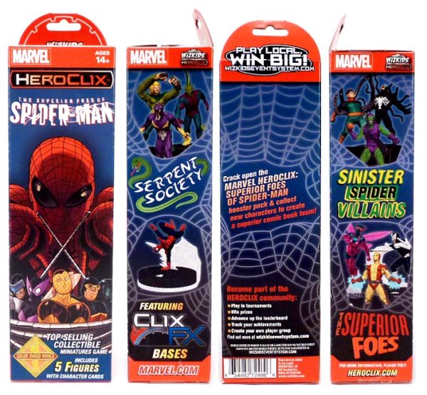HEROCLIX: MARVEL SUPERIOR FOES OF SPIDER-MAN #5: 5 figure Booster pack