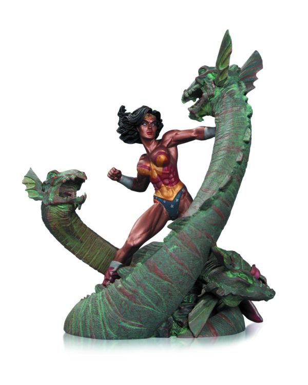 WONDER WOMAN STATUE (ADAM HUGHES) #3: Wonder Woman vs Hydra Patina edition