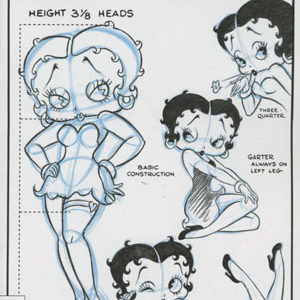 BETTY BOOP #103: #1 Fleischer Studios Character sheet cover
