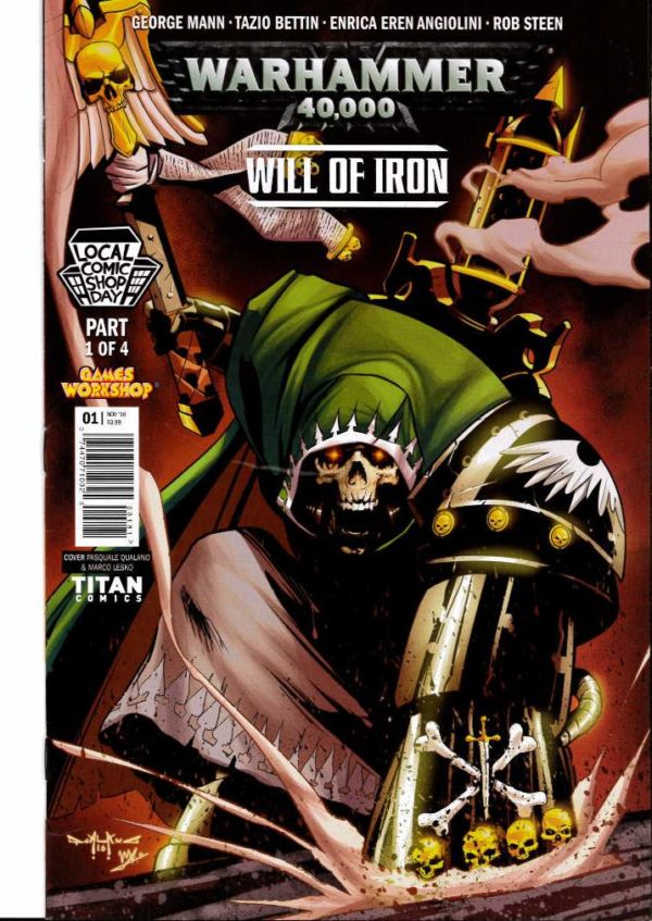 WARHAMMER 40000: WILL OF IRON #106: #1 Pasquale Qualano LCSD 2016 cover