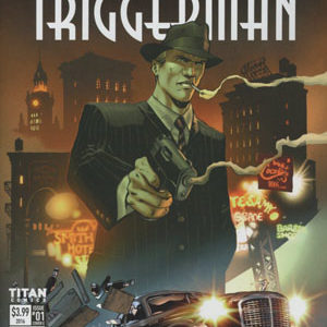 HARD CASE CRIME: TRIGGER MAN #104: #1 Paronzini cover