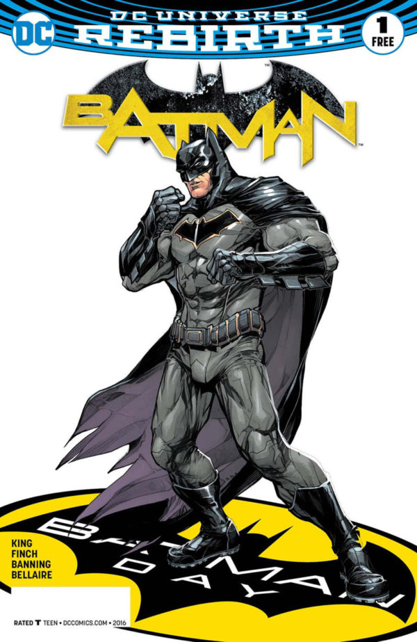 BATMAN DAY ITEMS #2016: Batman Day 2016 Batman #1 (Rebirth)