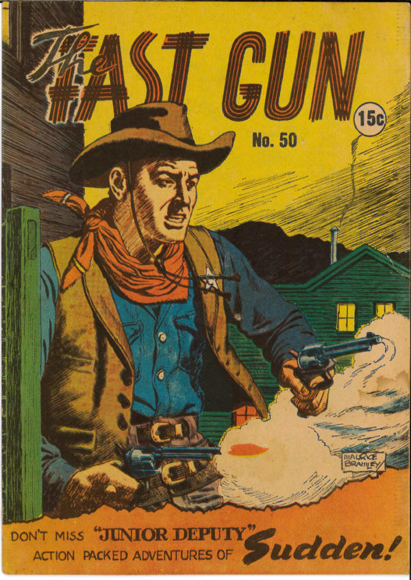 FAST GUN #50: Maurice Bramley cover