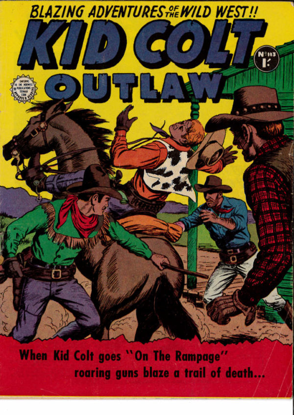 KID COLT OUTLAW (1955-1964 SERIES) #113