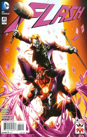 FLASH (2011-2016 SERIES: VARIANT COVER) #41: Eddy Barrows Joker cover