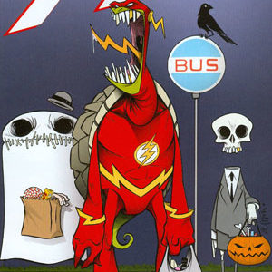 FLASH (2011-2016 SERIES: VARIANT COVER) #45: Gustavo Duarte Monsters cover