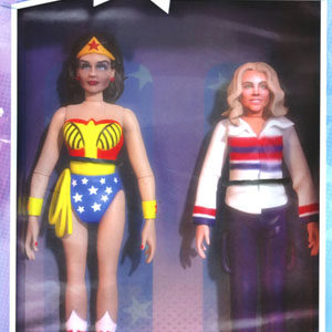 WONDER WOMAN 77 MEETS BIONIC WOMAN #102: #1 Michael Adams Action Figure cover