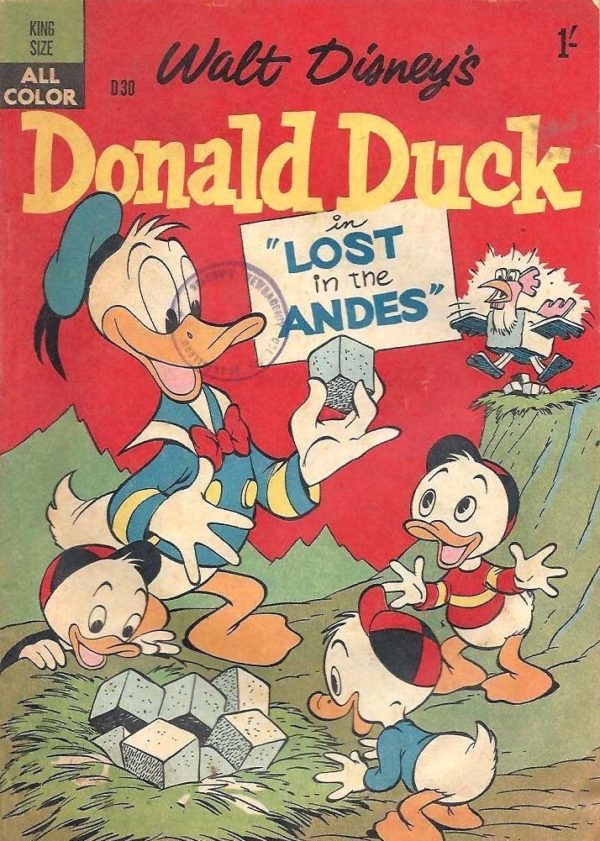 WALT DISNEY’S DONALD DUCK (D SERIES) (1956-1978) #30: Carl Barks – Lost in the Andes – FR/GD