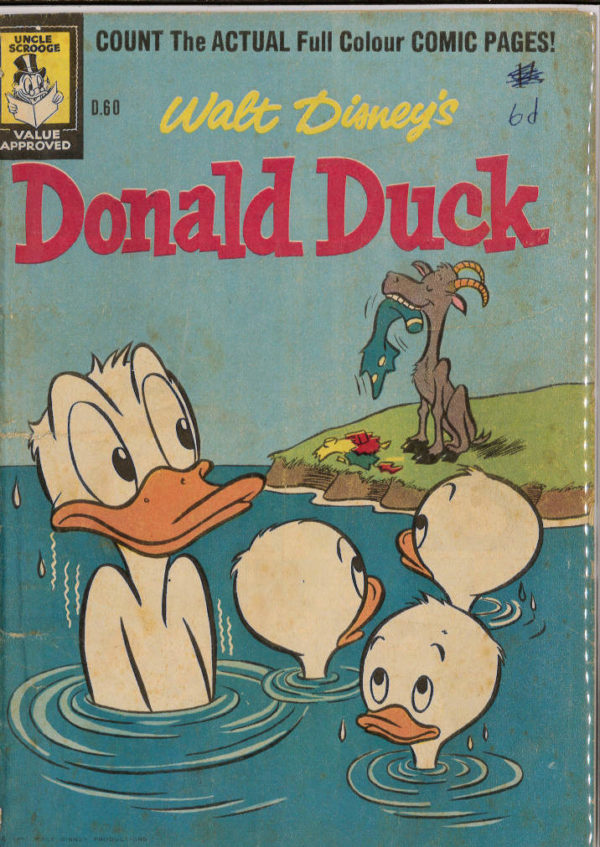 WALT DISNEY’S DONALD DUCK (D SERIES) (1956-1978) #60: Spirit of ’76, Gloom – GD/VG