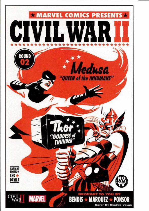 MARVEL PROMOTIONAL LITHOS #14: Michael Cho Civil War II #2