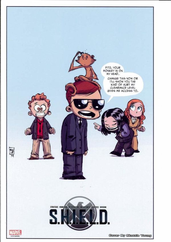 MARVEL PROMOTIONAL LITHOS #15: Skottie Young SHIELD #1