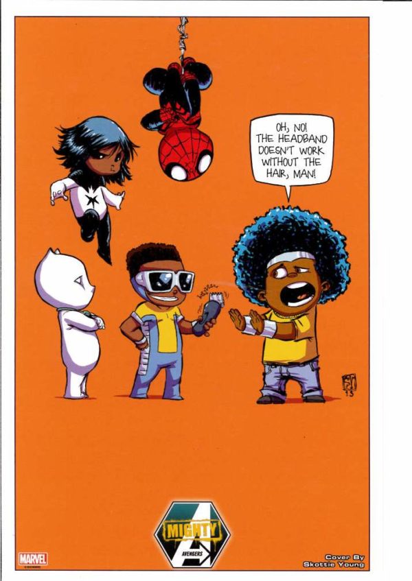 MARVEL PROMOTIONAL LITHOS #18: Skottie Young Mighty Avengers #1