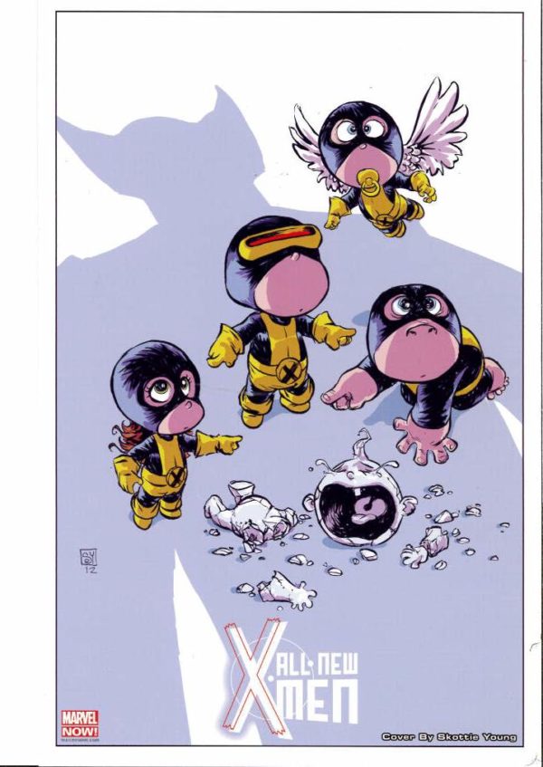 MARVEL PROMOTIONAL LITHOS #7: Skottie Young All New X-Men #1