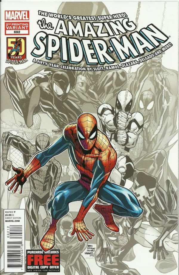 AMAZING SPIDER-MAN (1962-2018 SERIES: VARIANT CVR) #692: #692 2nd Print