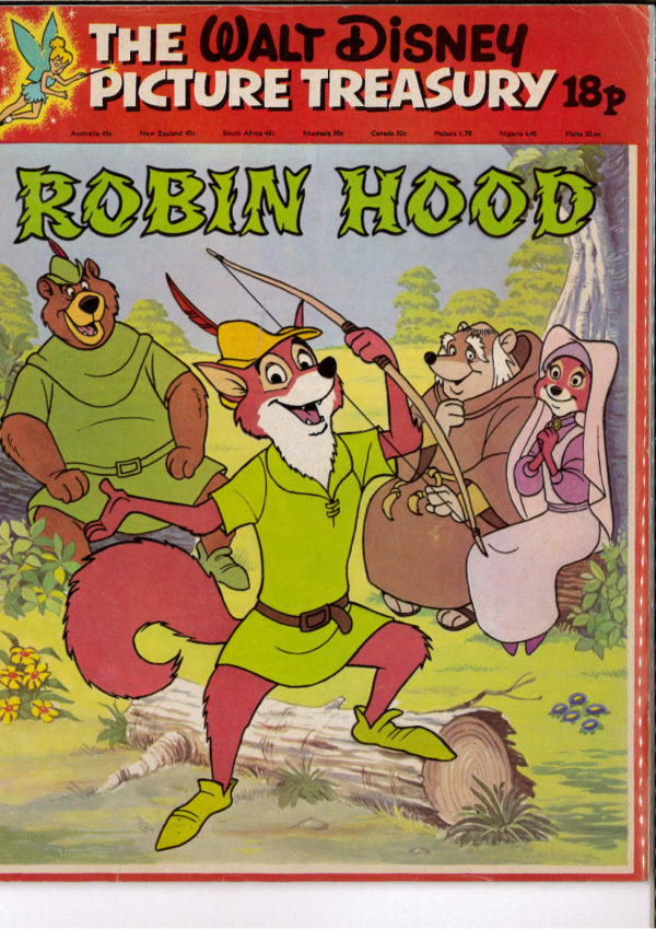 WALT DISNEY PICTURE TREASURE BOOK (1973 SERIES): Robin Hood