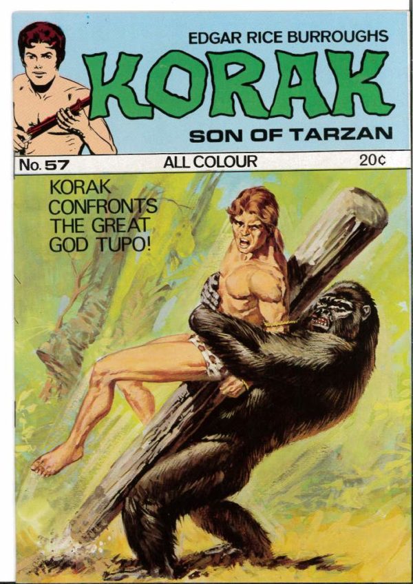 KORAK SON OF TARZAN (UK) #57: NM