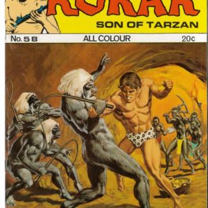 KORAK SON OF TARZAN (UK) #58: NM
