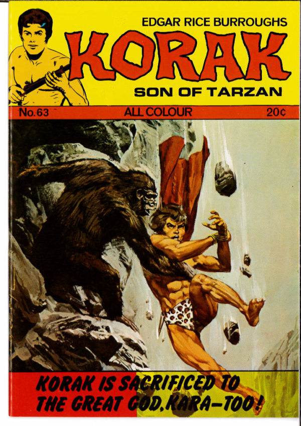 KORAK SON OF TARZAN (UK) #63: NM