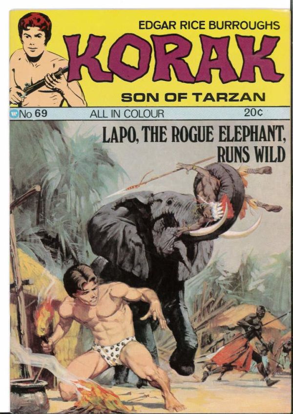 KORAK SON OF TARZAN (UK) #69: NM