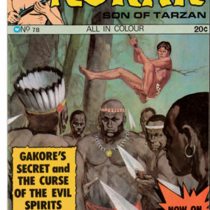 KORAK SON OF TARZAN (UK) #78: NM