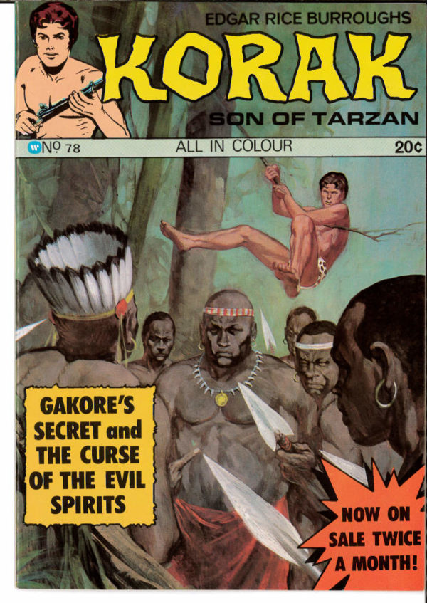 KORAK SON OF TARZAN (UK) #78: NM