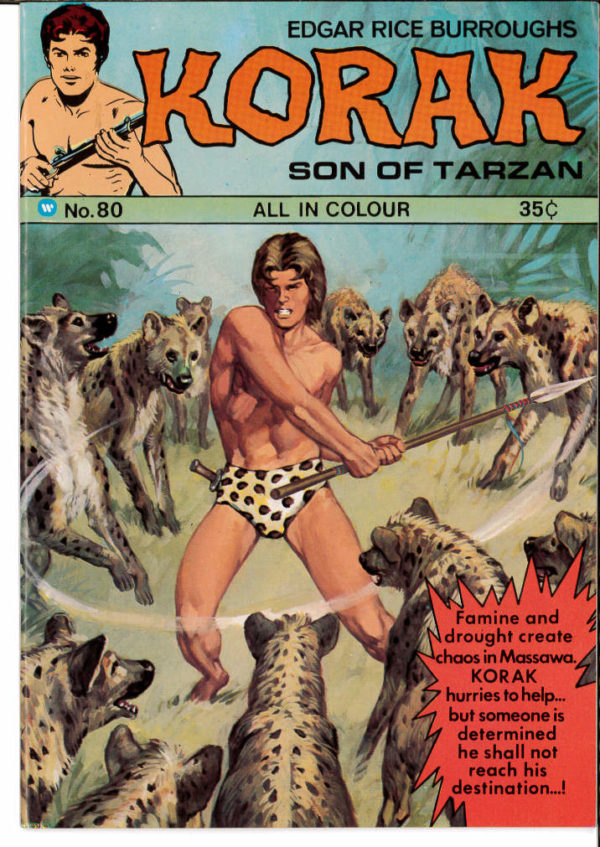 KORAK SON OF TARZAN (UK) #80: NM