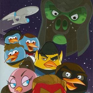 STAR TREK (2011 SERIES: VARIANT EDITION) #34: Craig Rousseau Angry Birds subscription cover
