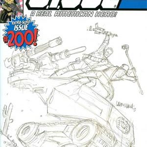 G.I. JOE: A REAL AMERICAN HERO (VARIANT EDITION) #200: #200 Larry Hama sketch cover