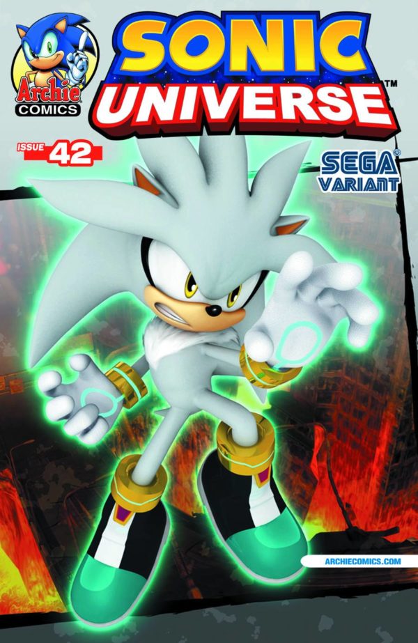 SONIC UNIVERSE #42: #42 Sega cover