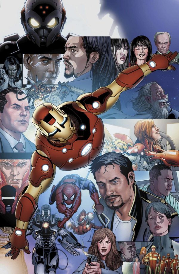 IRON MAN (1968-2018 SERIES: VARIANT COVER) #527: Salvadore Larroca final issue cover