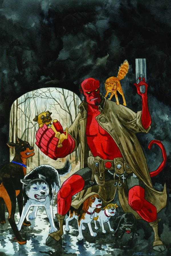 BEASTS OF BURDEN HELLBOY: Jill Thompson cover