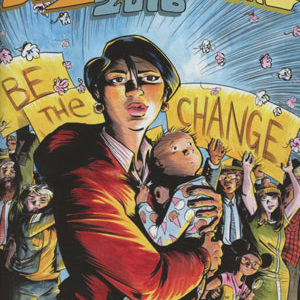 LIBERTY ANNUAL: A CBLDF BENEFIT BOOK #2016: Nate Powell cover