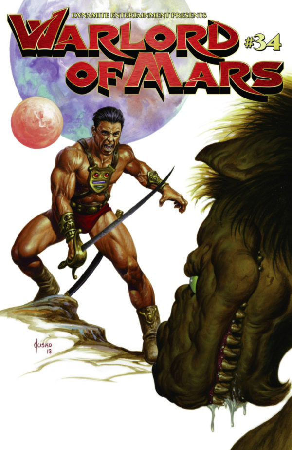 WARLORD OF MARS #34: Joe Jusko cover