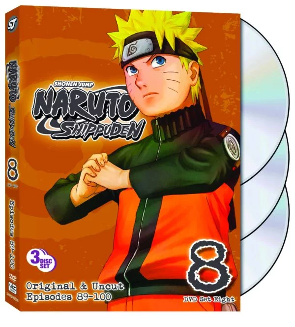 NARUTO SHIPPUDEN DVD (REGION 1) #8: Box Set 8 (#89-100)