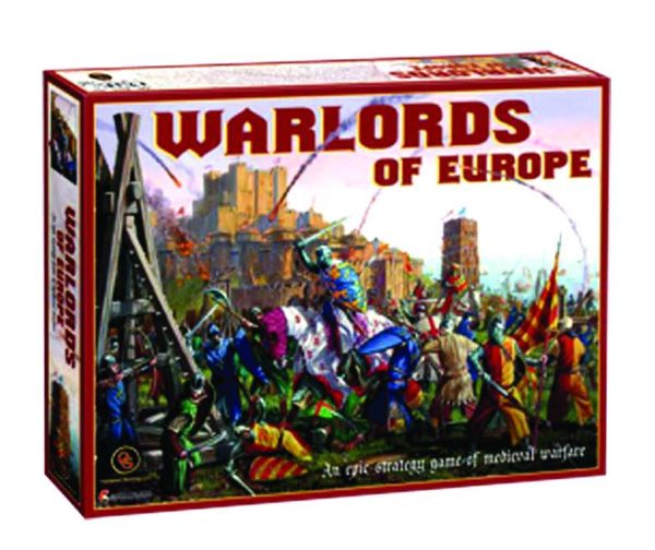 WARLORDS OF EUROPE BOARD GAME: Brand New – NM