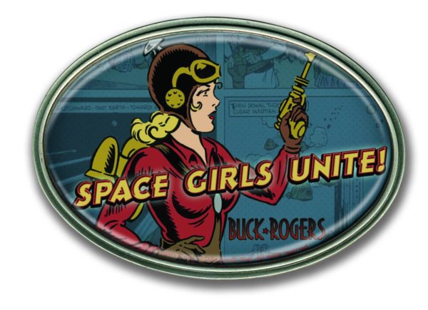 BUCK ROGERS BELT BUCKLE #4: Space Girls Unite