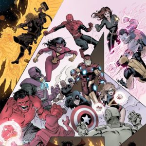 AVENGERS (2010- SERIES: VARIANT COVER) #34: Paolo Rivera Final Issue cover