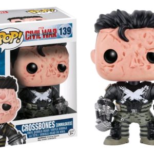 POP MARVEL VINYL FIGURE #139: Crossbones Unmasked: Captain America 3 Civil War
