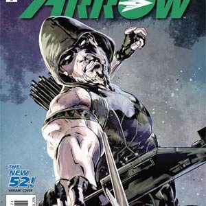 GREEN ARROW (2011-2016 SERIES: VARIANT COVER) #52: Szymon Kadranski Green Arrow New 52 Homage cover