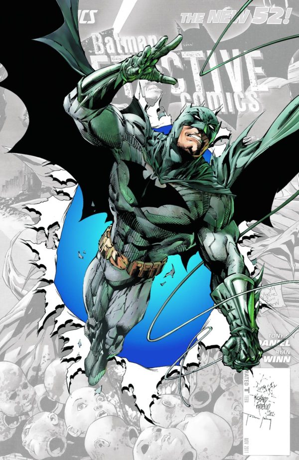 DETECTIVE COMICS (2011-2016 SERIES: VARIANT ED): #0 Tony S. Daniel B&W cover