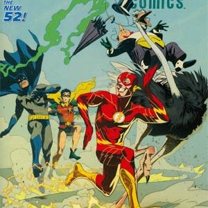 DETECTIVE COMICS (2011-2016 SERIES: VARIANT ED) #38: Joshua Middleton Flash 75th cover